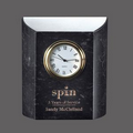 Genuine Black Marble Ajax Clock